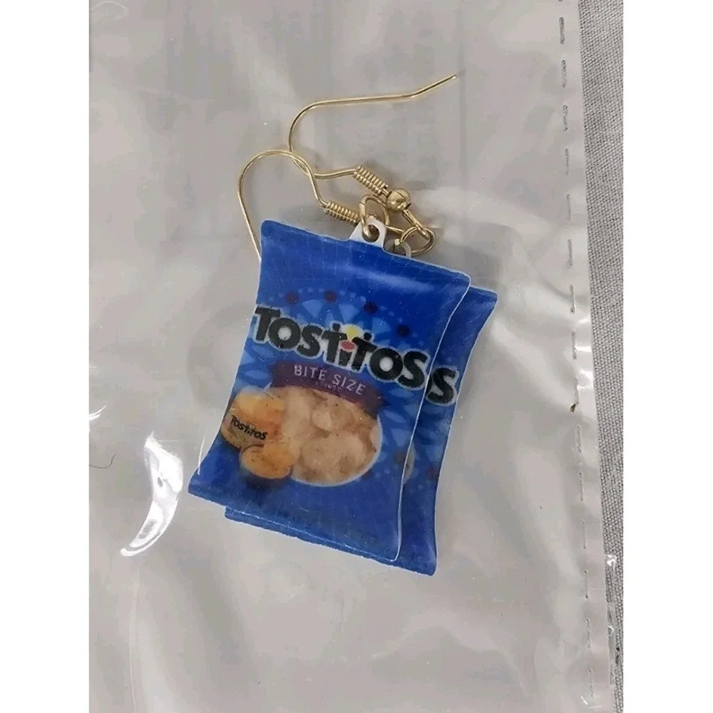 Nwt Cool Ranch Doritos Dangle Earring Novelty Foodie mini Kitch Kidcore Jewelry